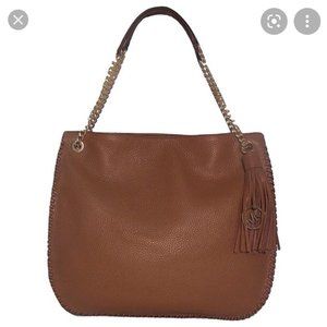 Michael kors Chelsea whipped leather bag in acorn